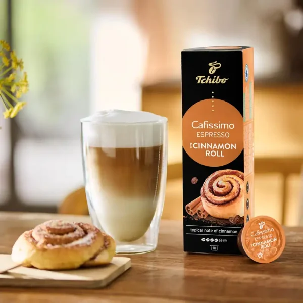 TCHIBO Cafissimo Espresso Cinnamon Roll fahéjas csiga ízesítésű kapszula 10 db - Image 2