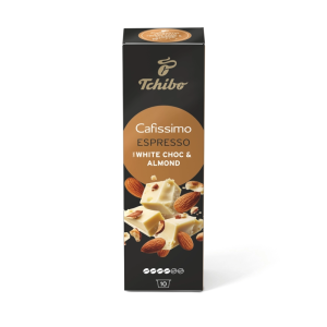 TCHIBO Cafissimo Espresso Fehércsoki és mandula ízesítésű kapszula 10 db