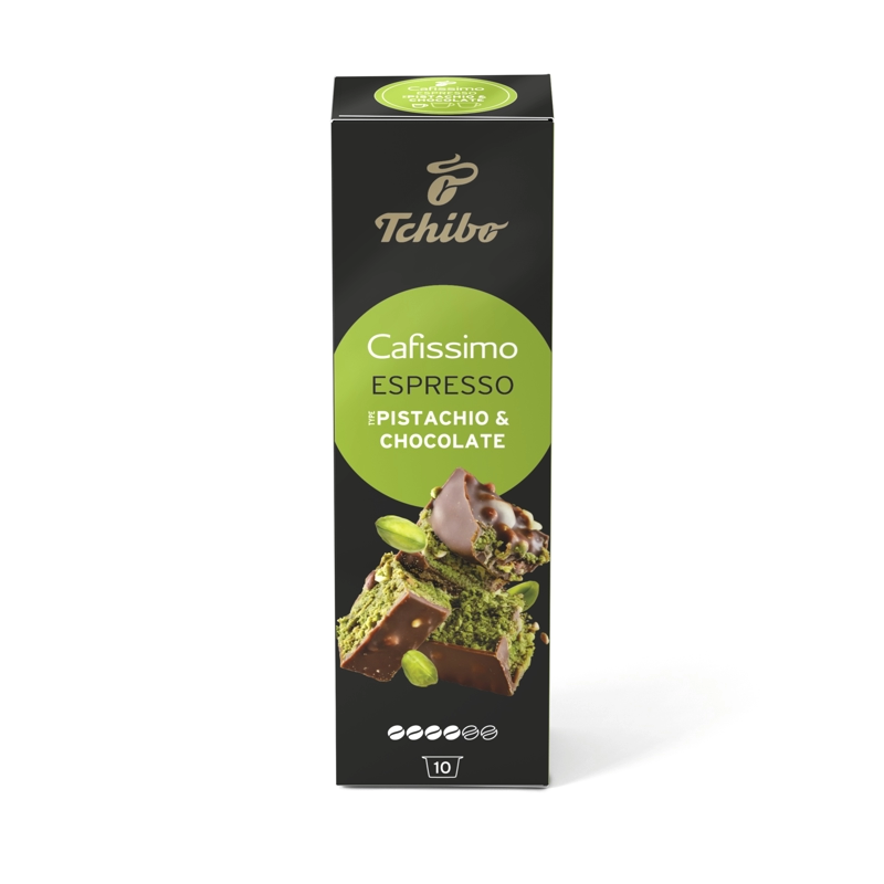 TCHIBO Cafissimo Espresso Pisztácia és csokoládé ízesítésű kapszula 10 db